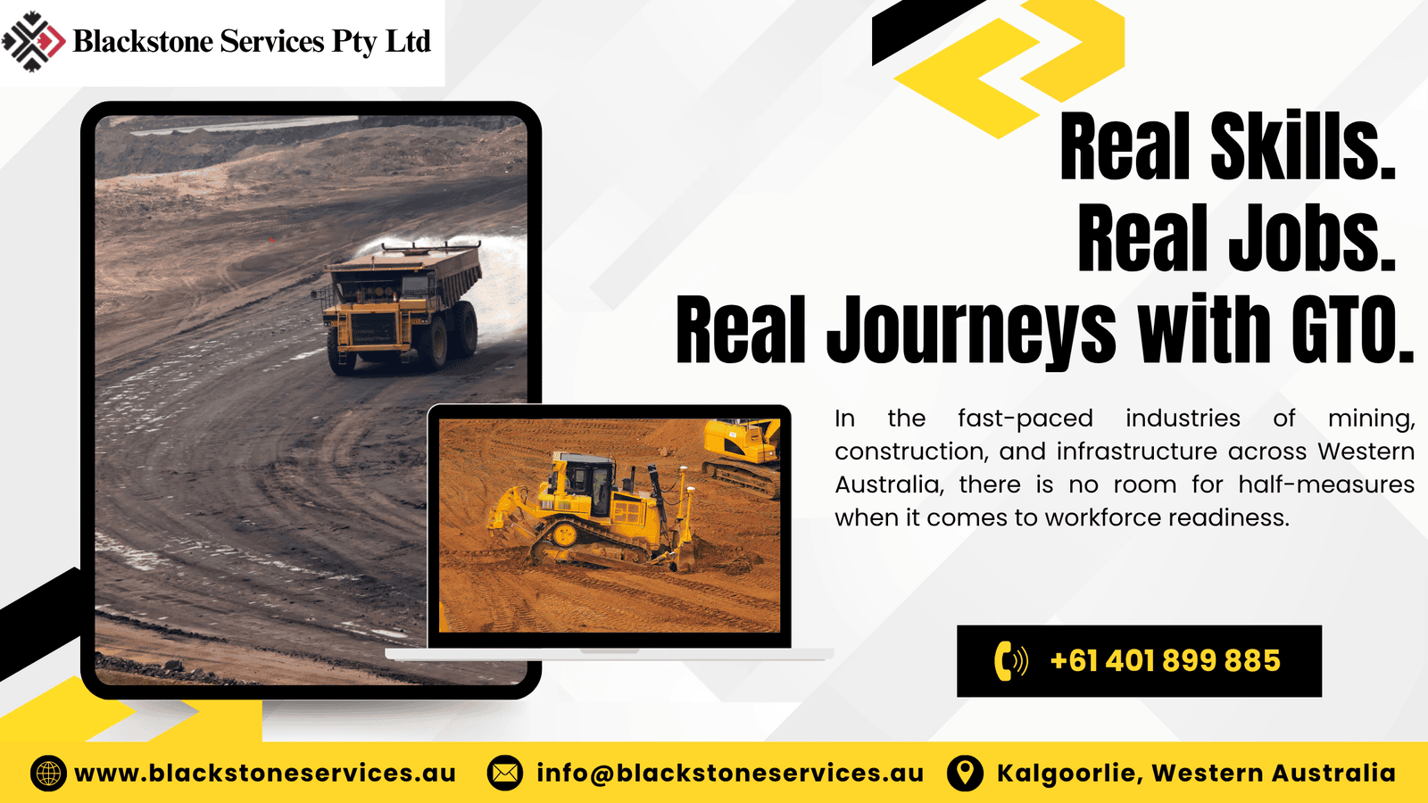 Real Skills. Real Jobs. Real Journeys with GTO.
